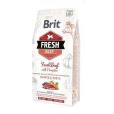 Brit Fresh Beef with Pumpkin Puppy Large Bones  Joints Сухий корм для цуценят великих порід з яловичиною та гарбузом 2,5 кг
