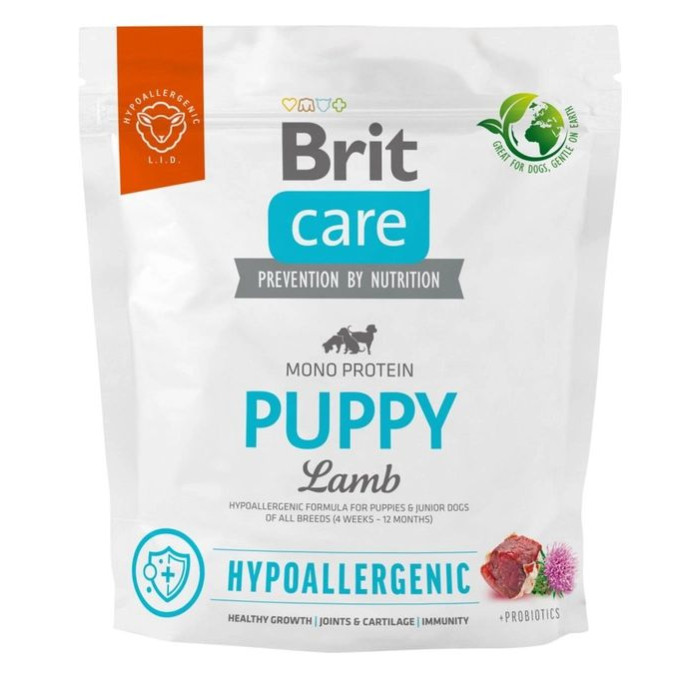 Brit Care Dog Hypoallergenic Puppy Сухий корм для цуценят гіпоалергенний з ягнятком 1 кг