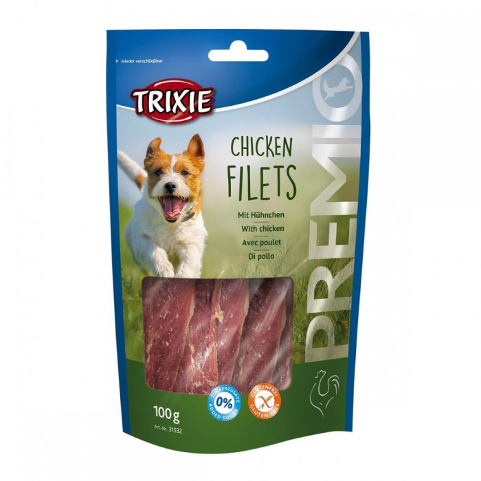 Premio Chicken Filets-ласощі для собак з куркою, Тріксі 31532 Ласощі для собак Premio куряче філе Тріксі 31532