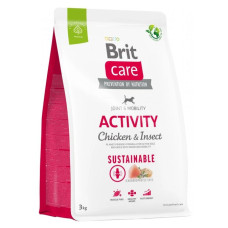 Brit Care Dog Sustainable Activity Корм для собак з підвищеною активністю з куркою та комахами 3 кг
