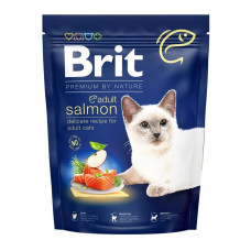 Brit Premium by Nature Cat Adult Salmon Сухий корм для кішок з лососем 300 гр