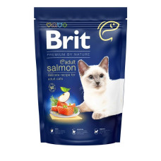 Brit Premium by Nature Cat Adult Salmon Сухий корм для кішок з лососем 1.5 кг