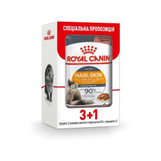 АКЦІЯ Royal Canin FCN HAIR  SKIN CARE CIG Вологий корм для котів із свійської птиці 3+1 по 85 г