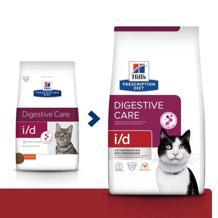 Hills Prescription Diet Digestive Care Лікувальний сухий корм для травлення у кішок (AB+) 1,5 кг