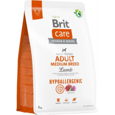 Brit Care Dog Hypoallergenic Adult Medium Breed Сухий корм для собак середніх порід гіпоалергенний з ягнятком 3 кг