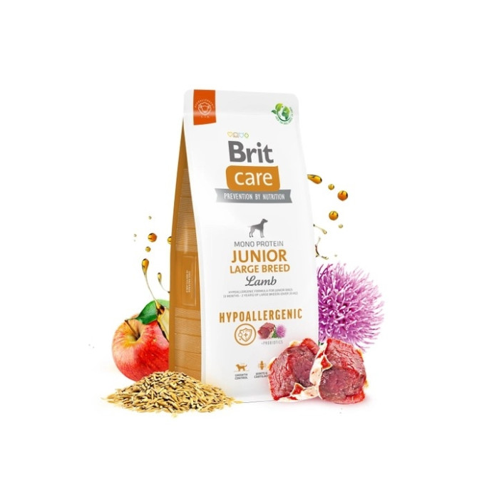 Brit Care Dog Hypoallergenic Junior Large Breed Сухий корм для цуценят великих порід гіпоалергенний з ягнятком 12 кг