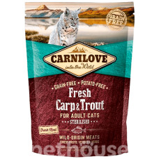 Carnilove Cat Lamb Wild Boar Sterilised Сухий корм для стерилізованих кішок з ягнятком та кабаном, 400 г