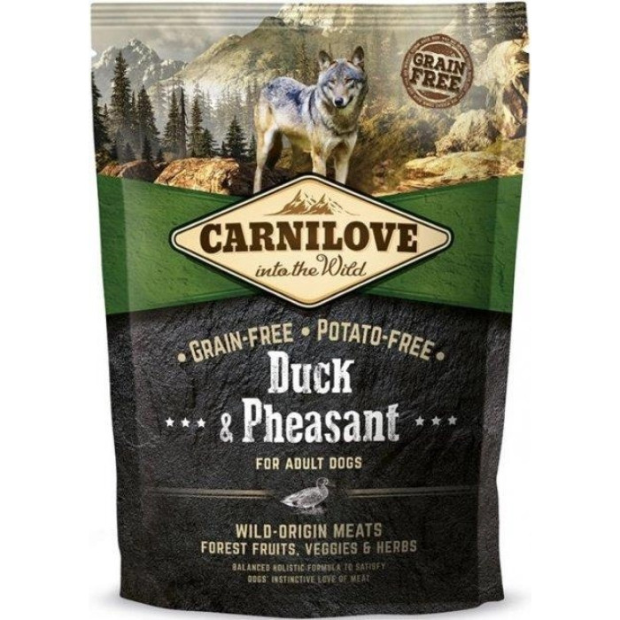 Carnilove Duck Pheasant Сухий корм для собак усіх порід з качкою та фазаном 1,5 кг