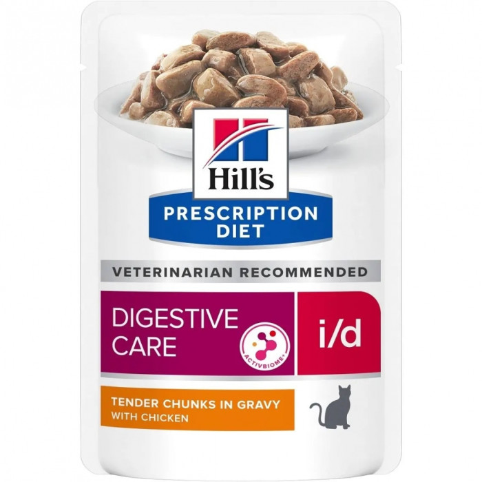 Hills Prescription Diet id Вологий корм для котів догляд за травленням, з куркою 85 г