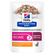 HILLS PDIET GASTROINTESTINAL BIOME Вологий корм для кішок при діареї 85 Г