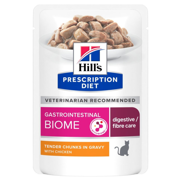 HILLS PDIET GASTROINTESTINAL BIOME Вологий корм для кішок при діареї 85 Г