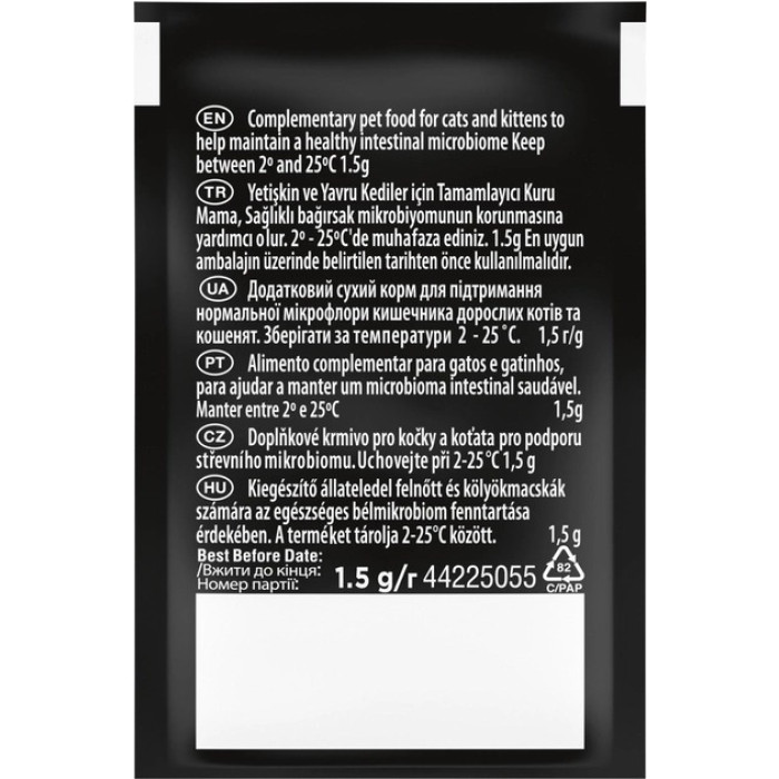 Purina Pro Plan FortiFlora Plus Пробіотик з пребіотиком для дорослих котів та кошенят для підтримки нормальної міклофлори кишечника 30 x 1.5 г