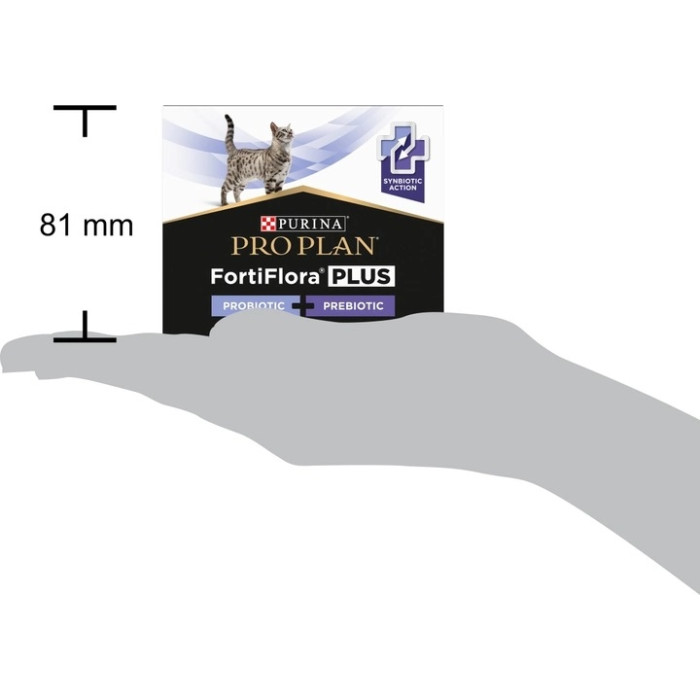Purina Pro Plan FortiFlora Plus Пробіотик з пребіотиком для дорослих котів та кошенят для підтримки нормальної міклофлори кишечника 30 x 1.5 г