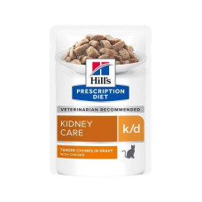Hills Prescription Diet kd Вологий корм для кішок, підтримка функції нирок, з куркою 85 г