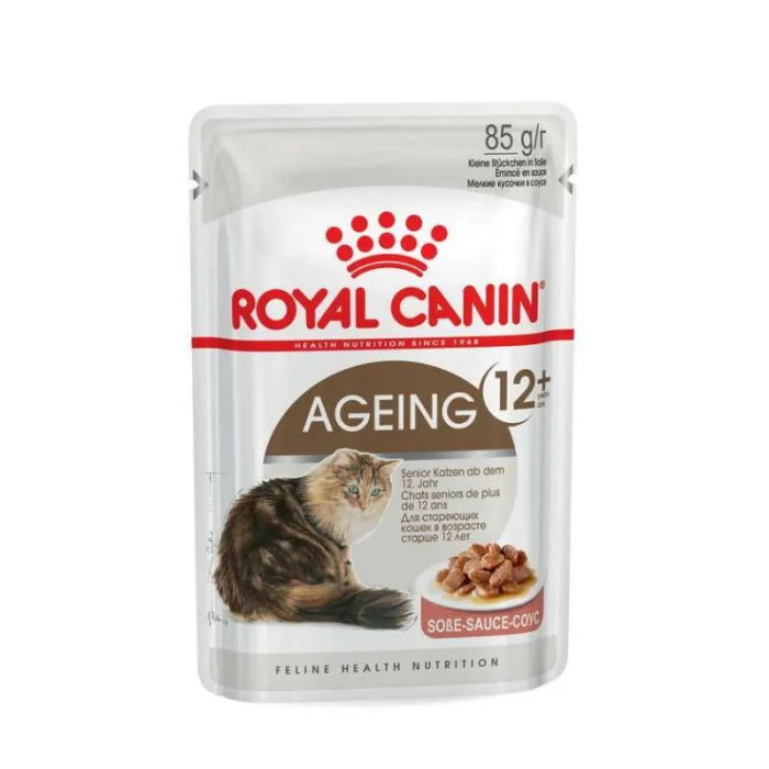 АКЦІЯ Royal Canin Ageing+12 Вологий корм з мясом для кішок, 3+1 по 85 г