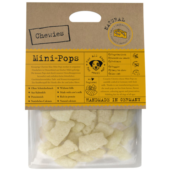Ласощі Chewies Mini-Pops Сирні кульки для собак хрусткі сушені (100 натуральне молоко без лактози) 35 г