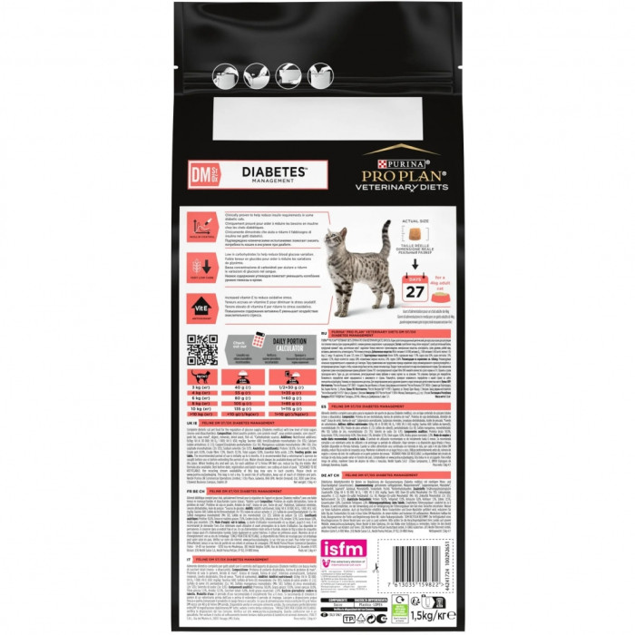 Purina Pro Plan Veterinary Diets сухий дієтичний корм для кішок при дебаті 1.5 кг