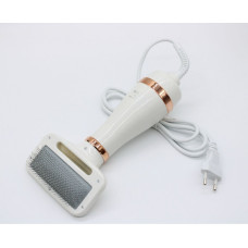 Pet Grooming Dryer WN 10 Фен гребінець для шерсті 2в1 білий з помаранчевими вставками