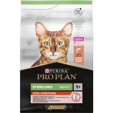 АКЦІЯ Purina Pro Plan Sterilised Adult 1+ Сухий корм для котів після стерилізації з лососем 3 кг