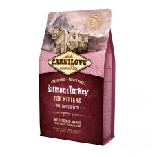 Carnilove Cat Kitten з лососем та індичкою сухий корм для кошенят 2 кг