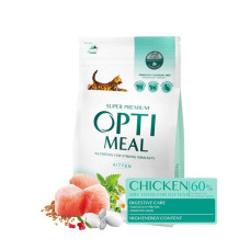 АКЦІЯ Optimeal Kitten Chicken з куркою сухий корм для кошенят 1,5 кг  -18