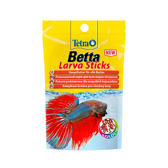 Корм для рибок півників Tetra Betta Larva Sticks Палички, 5 г