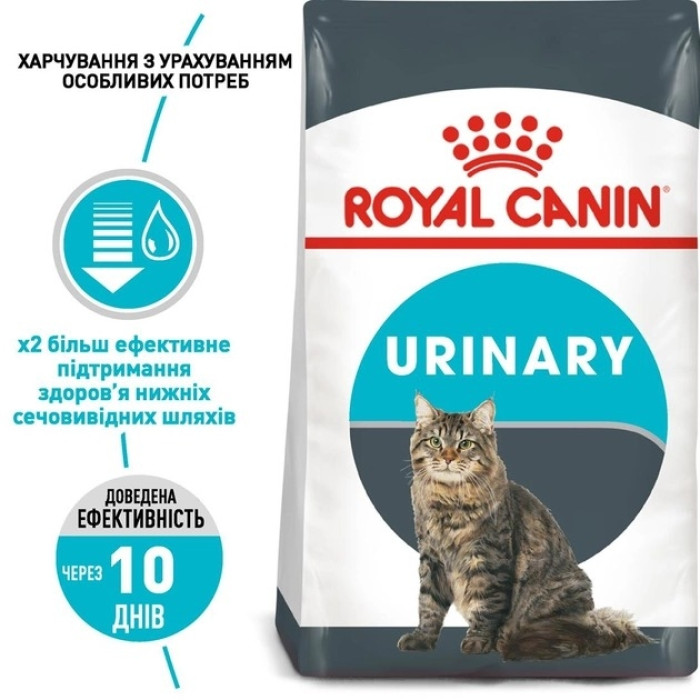 АКЦІЯ Royal Canin Urinary Care сухий корм для котів профілактика сечокамяної хвороби 8+2 кг