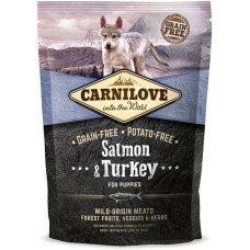 Carnilove Puppy з лососем та індичкою сухий корм для цуценят всіх порід 1.5 кг