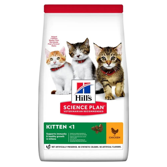 АКЦІЯ 1+2 Hills Science Plan Kitten сухий корм для кошенят та котів у період вагітності 300 г