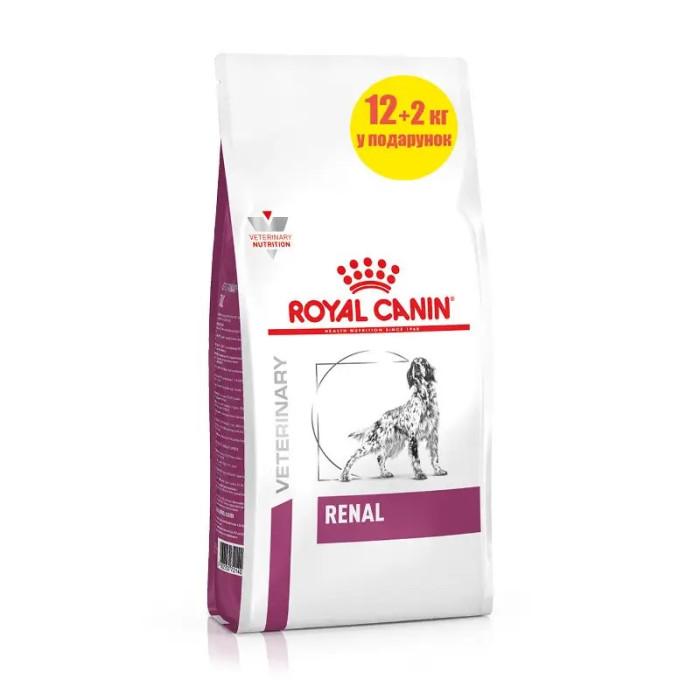 АКЦІЯ Royal Canin Gastro Intestinal сухий дієтичний корм для лікування ниркової недостатності у собак 12+2 кг