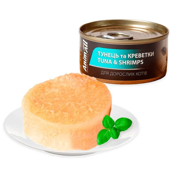 AnimAll з тунцем та креветками вологий корм для дорослих кішок 85 г