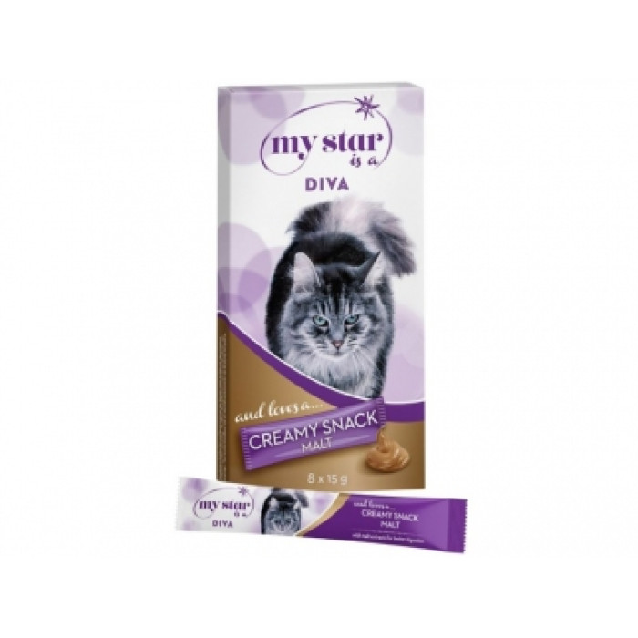 My Star Creamy Diva Malt Ласощі для кішок солод 815 гр
