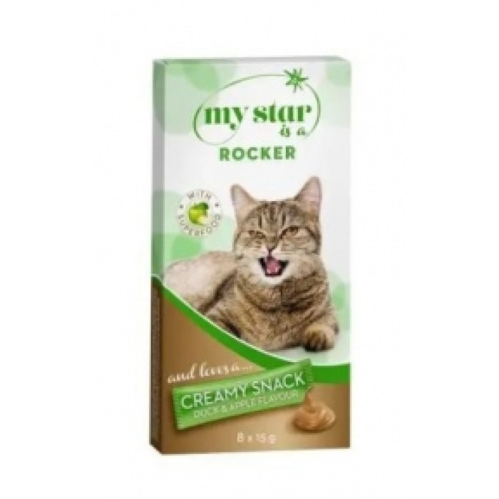 My Star Creamy Rocker для кішок качка з яблуком 815 гр