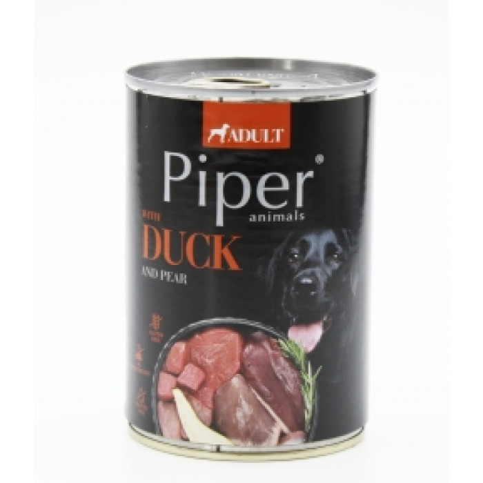 Dolina Noteci Piper Duck Pear Консервований корм для дорослих собак з качкою та грушею 400 гр