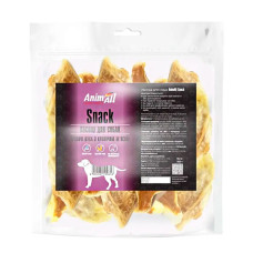 Ласощі для собак AnimAll Snack кролячі вуха з мясом кроля, 500 г