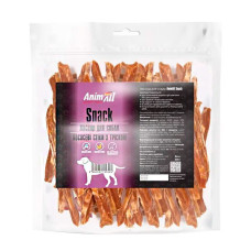 Ласощі для собак AnimAll Snack лососеві стіки з тріскою, 500 г