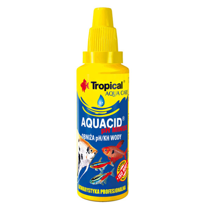 Тропікал AQUACID pH MINUS знижує PHKh води, 30 мл