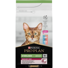 АКЦІЯ PRO PLAN Sterilised Adult 1+ з тріскою та фореллю сухий корм для стерилізованих кішок 1,5 кг