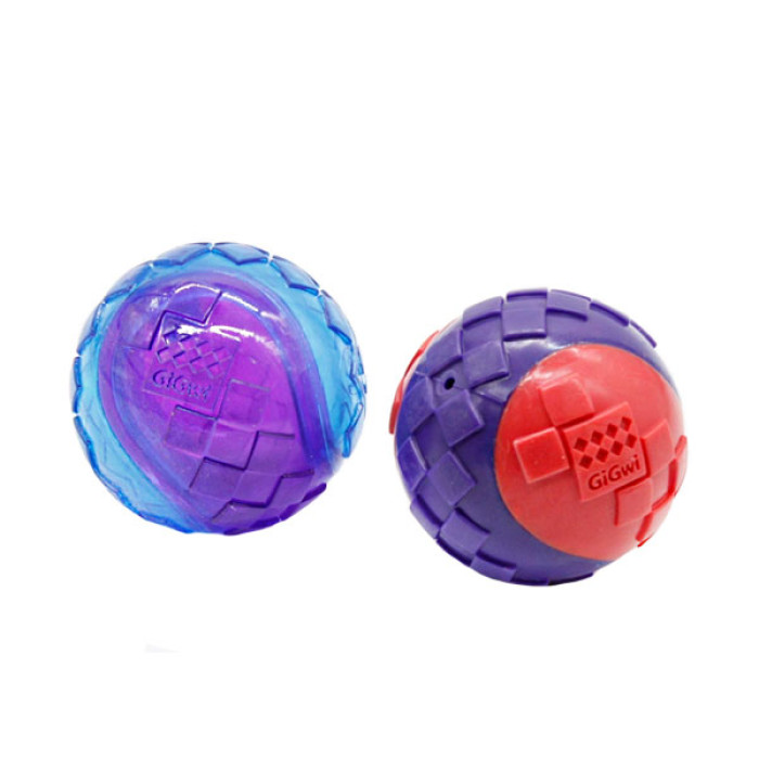 Два мячі GiGwi Ball з пищалками, 6 см