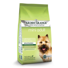 Arden Grange Mini Adult сухий корм з ягнятиною та рисом для дорослих собак міні порід 2 кг
