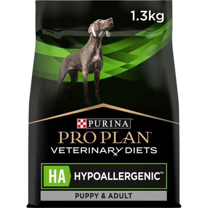 АКЦІЯ Pro Plan Veterinary Diets HA сухий дієтичний корм для цуценят та дорослих собак 1,3 кг