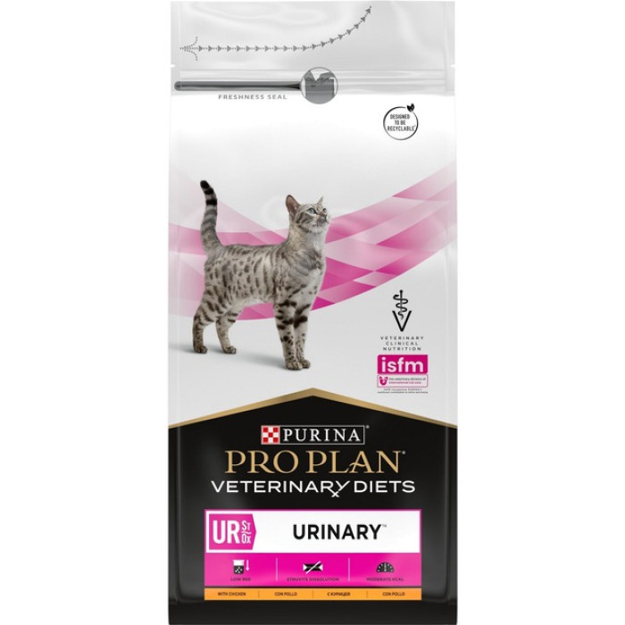 АКЦІЯ Pro Plan Veterinary Diets Urinary сухий корм при сечокамяній хворобі у котів 1,5 кг