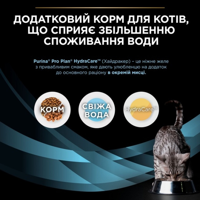 АКЦІЯ Pro Plan Hydra Сare вологий корм для збільшення споживання води та зниження концентрації сечі для котів 85 гр