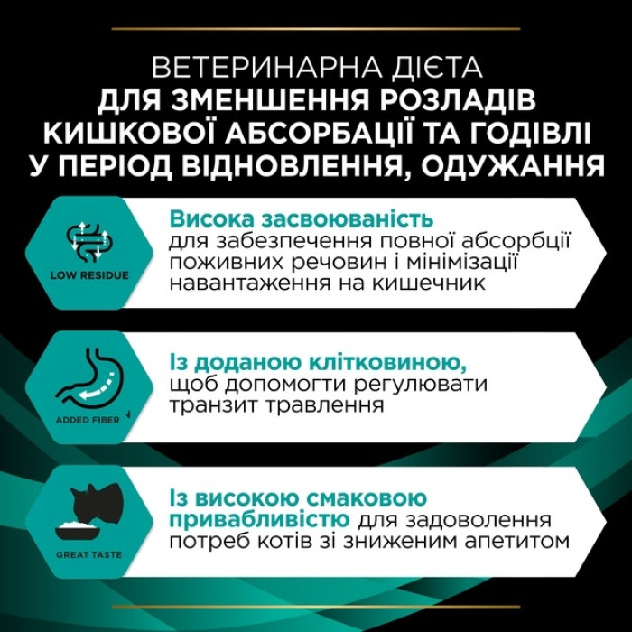 АКЦІЯ Pro Plan Veterinary Diets EN Gastrointestinal вологий корм для ШКТ для котів та кошенят 85 гр
