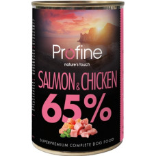 Profine вологий корм для собак усіх порід з лососем та куркою 400 г