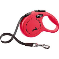 Рулетка Flexi Classic XS-стрічка 3м, до 12 кг Червоний