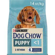 АКЦІЯ Purina DOG CHOW Puppy сухий корм для цуценят з ягнятком 14 кг