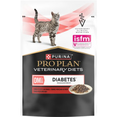 Purina Pro Plan DM вологий дієтичний корм для кішок з цукровим діабетом з яловичиною в соусі 85 г