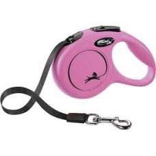Рулетка Flexi Classic XS-стрічка 3м, до 12 кг Трояндовий