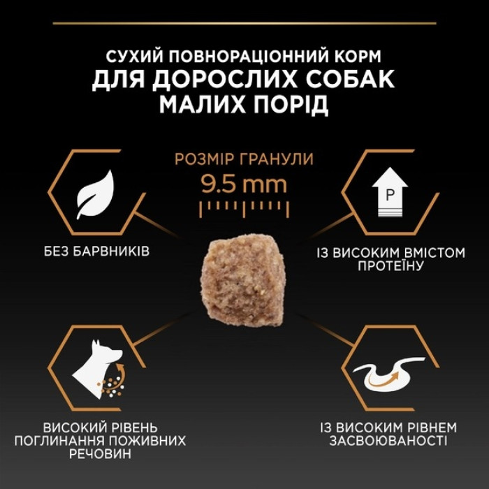 АКЦІЯ Purina Pro Plan Small Adult Mini сухий корм для собак з куркою 700 г